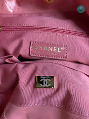 CHANEL 22 LARGE HANDBAG Shiny Calfskin & Gold-Tone Metal Pink 45x9x50cm - 2