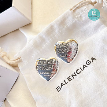 Balenciaga Heart Earrings 