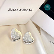 Balenciaga Heart Earrings  - 5