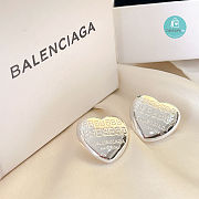 Balenciaga Heart Earrings  - 4