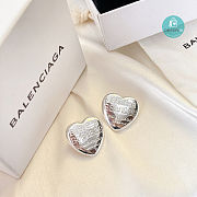 Balenciaga Heart Earrings  - 2