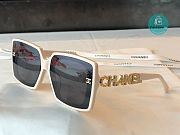 Chanel White Sunglasses - 1