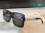 Chanel Black/White Sunglasses - 1