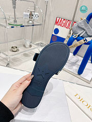 DIOR Evolution Slipper Black Rubber With Embossed Macrocannage Size 35-40cm - 2