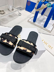  Dior Evolution Black/Yellow Slipper Size 35-40cm - 3
