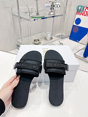  Dior Evolution Full Black Slipper Size 35-40cm - 2