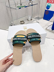  Dior Evolution Green Slipper Size 35-40cm - 5
