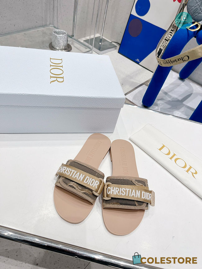  Dior Evolution Beige Slipper Size 35-40cm - 1
