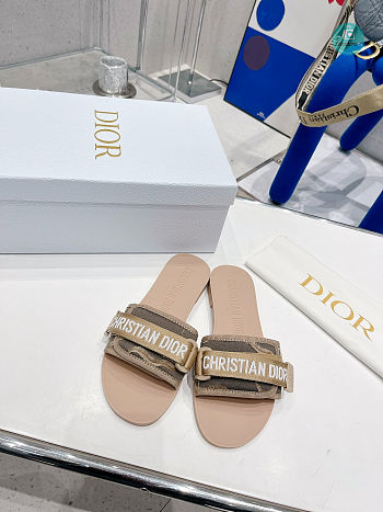  Dior Evolution Beige Slipper Size 35-40cm