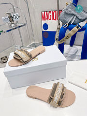 Dior Evolution Beige Slipper Size 35-40cm - 3