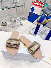  Dior Evolution Beige Slipper Size 35-40cm - 5