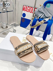  Dior Evolution Beige Slipper Size 35-40cm - 6