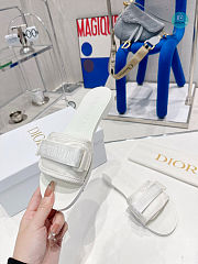 Dior Evolution White Slipper Size 35-40cm - 5