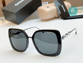 Chanel Black Pearl Sunglasses 