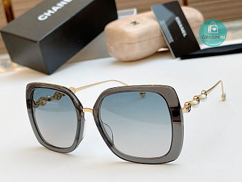 Chanel Grey Pearl Sunglasses 