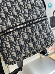 Dior Rider Backpack Beige And Black Dior Oblique Jacquard Size 29 x 32 x 12 - 4