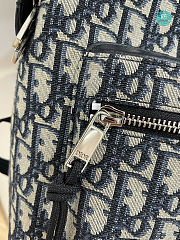 Dior Rider Backpack Beige And Black Dior Oblique Jacquard Size 29 x 32 x 12 - 3