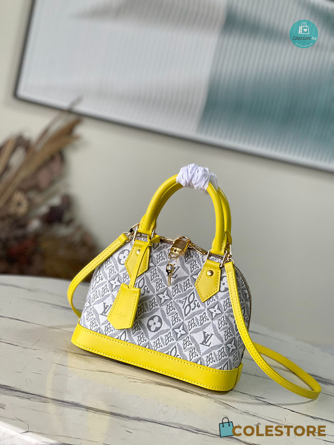 Louis Vuitton Alma Bb Yellow Size 25x19x12cm - 1