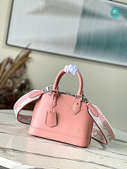 Louis Vuitton Alma Bb Pink Size 23.5x17.5x11.5cm - 1