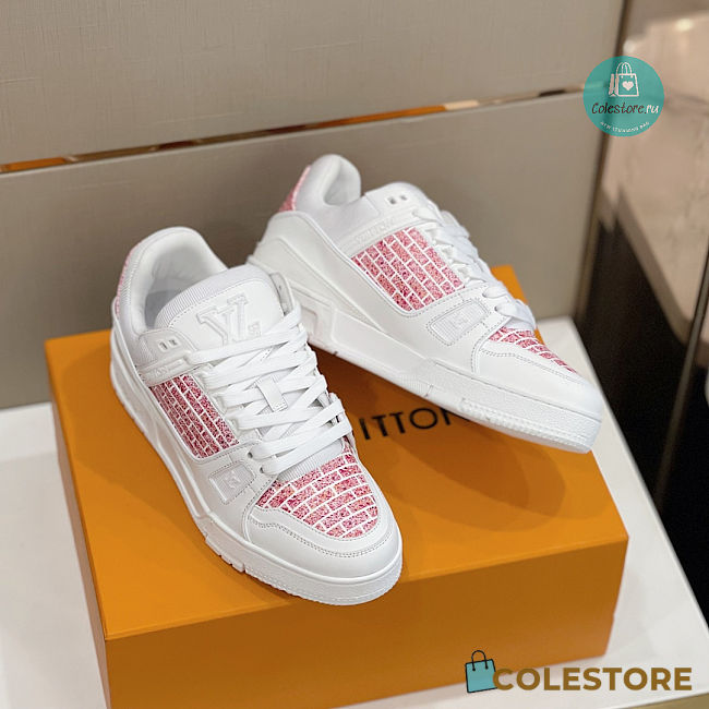 Louis Vuitton Red Trainers Size 38-45cm - 1