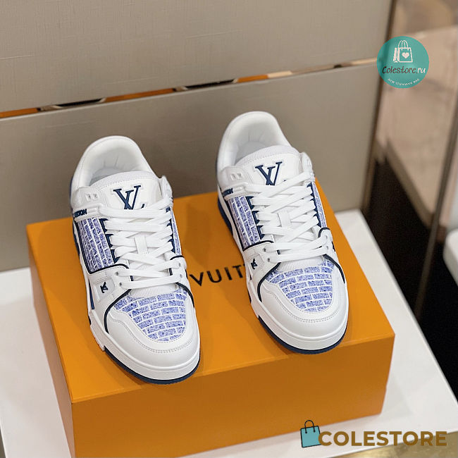 Louis Vuitton Blue Trainers Size 38-45cm - 1