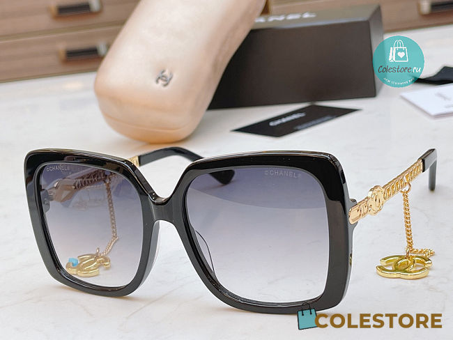 Chanel Black Sunglasses Accessories - 1