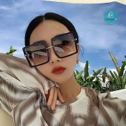 Chanel Dark Blue White Sunglasses  - 1