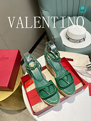 Valentino Garavani Vlogo Wedge Sandals Size 35-42cm - 1