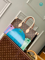  Louis Vuitton OnTheGo MM LV x YK Size 35x28x15cm - 3