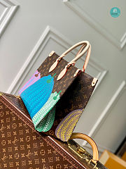  Louis Vuitton OnTheGo MM LV x YK Size 35x28x15cm - 6