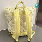 Bottega Veneta Padded Tech Cassette Backpack White 40x26x23cm - 3