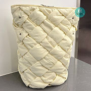 Bottega Veneta Padded Tech Cassette Backpack White 40x26x23cm - 4