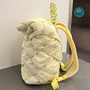 Bottega Veneta Padded Tech Cassette Backpack White 40x26x23cm - 5