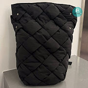 Bottega Veneta Padded Tech Cassette Backpack Black 40x26x23cm - 3
