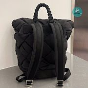 Bottega Veneta Padded Tech Cassette Backpack Black 40x26x23cm - 4
