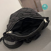 Bottega Veneta Padded Tech Cassette Backpack Black 40x26x23cm - 5