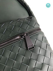 Bottega Veneta Intrecciato Leather Backpack Green Size 41x28.5x16cm  - 6