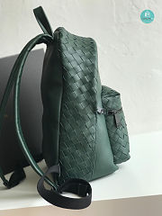 Bottega Veneta Intrecciato Leather Backpack Green Size 41x28.5x16cm  - 4