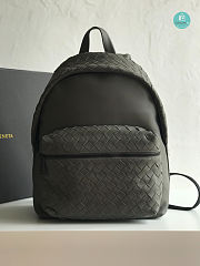Bottega Veneta Intrecciato Leather Backpack Black Size 41x28.5x16cm - 1