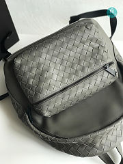 Bottega Veneta Intrecciato Leather Backpack Black Size 41x28.5x16cm - 5