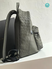 Bottega Veneta Intrecciato Leather Backpack Black Size 41x28.5x16cm - 3