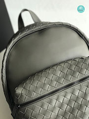 Bottega Veneta Intrecciato Leather Backpack Black Size 41x28.5x16cm - 2