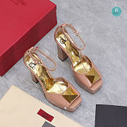 Valentino Garavani Beige One Stud 120 Heeled Sandals Size 35-42cm - 1