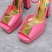 Valentino Garavani Pink One Stud 120 Heeled Sandals Size 35-42cm - 5