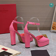 Valentino Garavani Pink One Stud 120 Heeled Sandals Size 35-42cm - 3