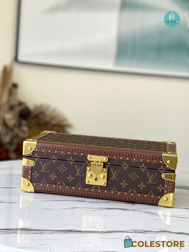 Louis Vuitton 8 Watch Case Brown Size 35x12x19.5cm - 1