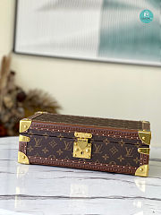 Louis Vuitton 8 Watch Case Brown Size 35x12x19.5cm - 1