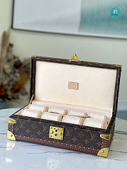 Louis Vuitton 8 Watch Case Brown Size 35x12x19.5cm - 2