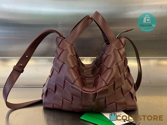 Bottega Veneta Bowling Cassette Brown Size 28x21x16.5cm  - 1