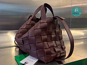Bottega Veneta Bowling Cassette Brown Size 28x21x16.5cm  - 4